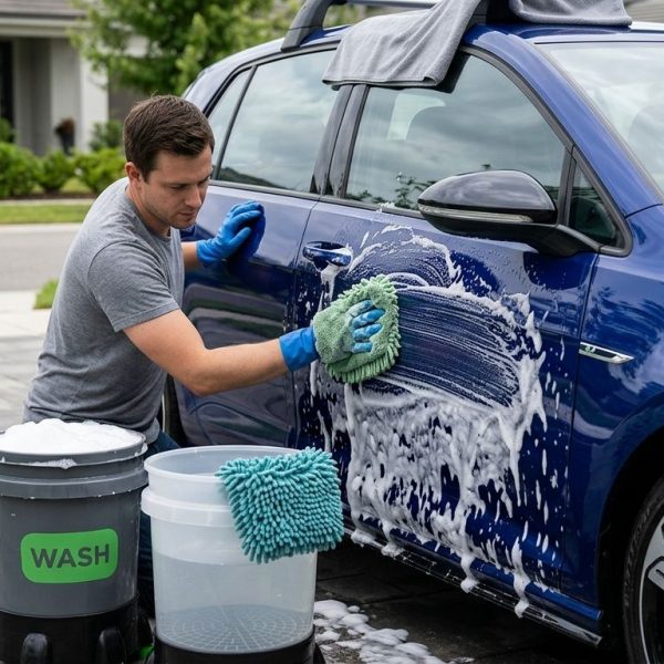 Jak myć samochód bez ryzyka zarysowań na lakierze?
