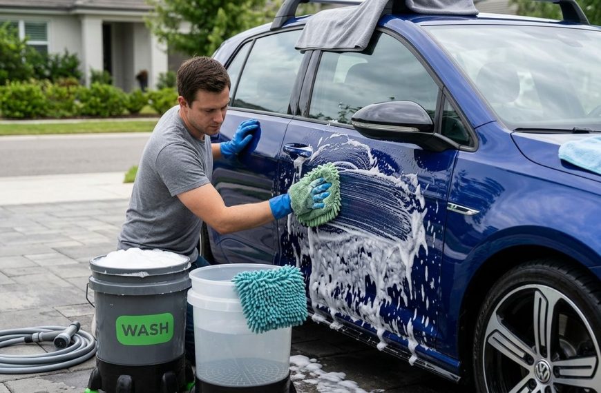 Jak myć samochód bez ryzyka zarysowań na lakierze?