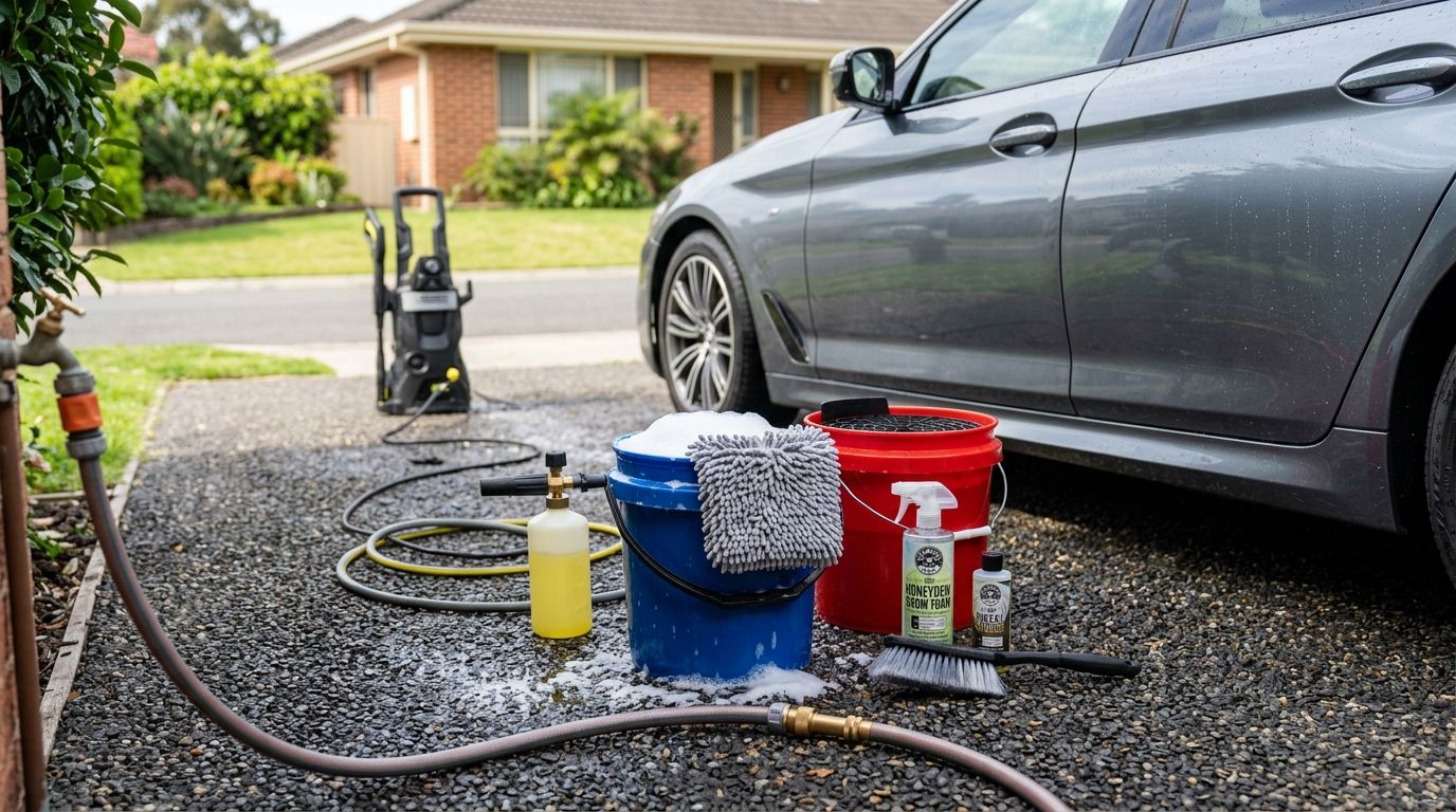 Krok 1: Przygotowanie i mycie wstępne (Pre-wash)